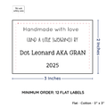 PPLR_HIDDEN_PRODUCT Large Text Only Label (2"x3"-Cotton)