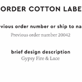 PPLR_HIDDEN_PRODUCT Reorder Previous Label Design - COTTON