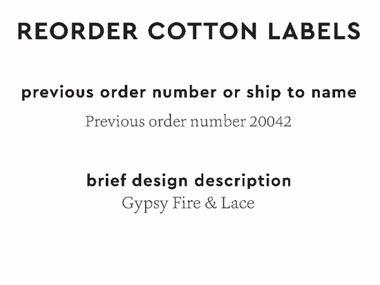 PPLR_HIDDEN_PRODUCT Reorder Previous Label Design - COTTON