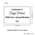 PPLR_HIDDEN_PRODUCT Large Text Only Label (2"x3"-Cotton)