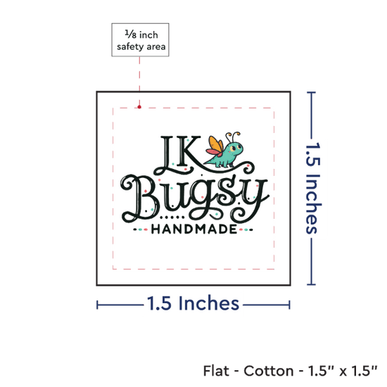 PPLR_HIDDEN_PRODUCT Print your Logo or Image on FLAT Cotton Tags