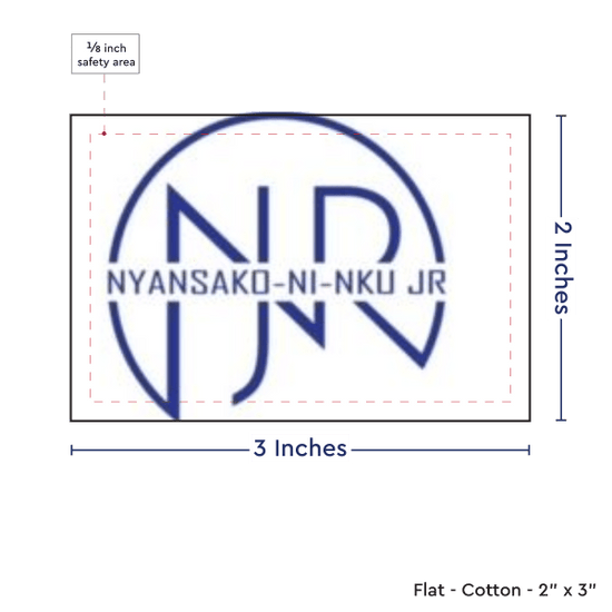 PPLR_HIDDEN_PRODUCT Print your Logo or Image on FLAT Cotton Tags