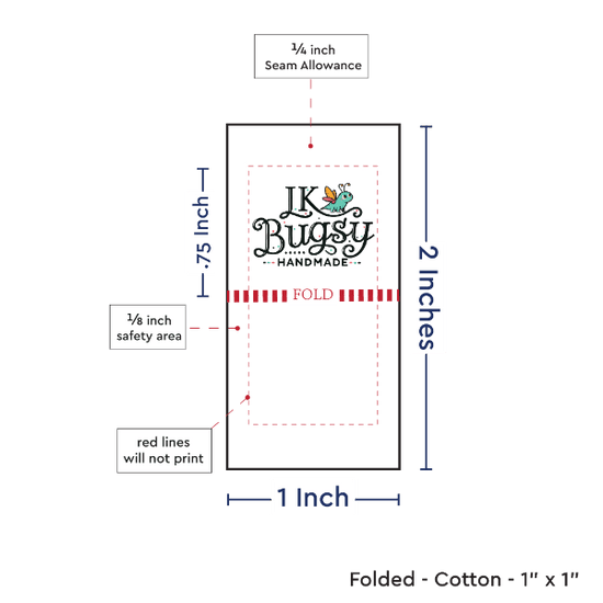 PPLR_HIDDEN_PRODUCT Print Your Logo or Image on FOLDED Cotton Tags