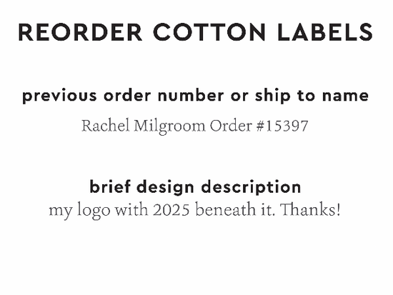 PPLR_HIDDEN_PRODUCT Reorder Previous Label Design - COTTON