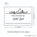PPLR_HIDDEN_PRODUCT Winter Bird (2"x3" Cotton - 12 labels/set)