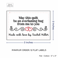 PPLR_HIDDEN_PRODUCT Double Heart Quote (2"x3" Cotton - 12 labels/set)