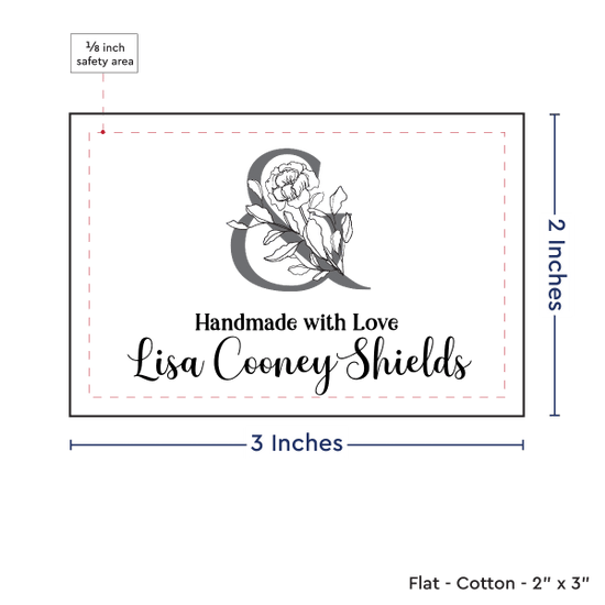 PPLR_HIDDEN_PRODUCT Floral Letter (2"x3"-Cotton)