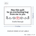 PPLR_HIDDEN_PRODUCT Double Heart Quote (2"x3" Cotton - 12 labels/set)