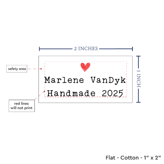 PPLR_HIDDEN_PRODUCT Simple Heart (2"x1"-Cotton)