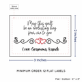 PPLR_HIDDEN_PRODUCT Double Heart Quote (2"x3" Cotton - 12 labels/set)