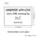 PPLR_HIDDEN_PRODUCT Large Text Only Label (2"x3"-Cotton)