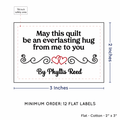 PPLR_HIDDEN_PRODUCT Double Heart Quote (2"x3" Cotton - 12 labels/set)