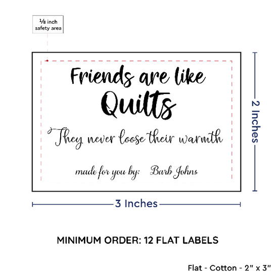 PPLR_HIDDEN_PRODUCT Large Text Only Label (2"x3"-Cotton)