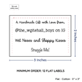 PPLR_HIDDEN_PRODUCT Large Text Only Label (2"x3"-Cotton)