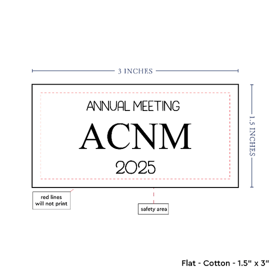 PPLR_HIDDEN_PRODUCT Text Only Medium Large Label (1.5"x3"-Cotton)