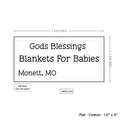 PPLR_HIDDEN_PRODUCT Text Only Medium Large Label (1.5"x3"-Cotton)
