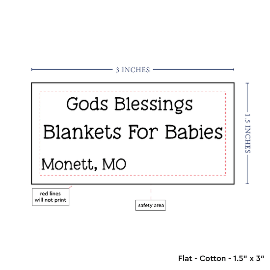 PPLR_HIDDEN_PRODUCT Text Only Medium Large Label (1.5"x3"-Cotton)
