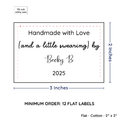 PPLR_HIDDEN_PRODUCT Large Text Only Label (2"x3"-Cotton)