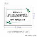 PPLR_HIDDEN_PRODUCT Leaf Quote (2"x3" Cotton - 12 labels/set)