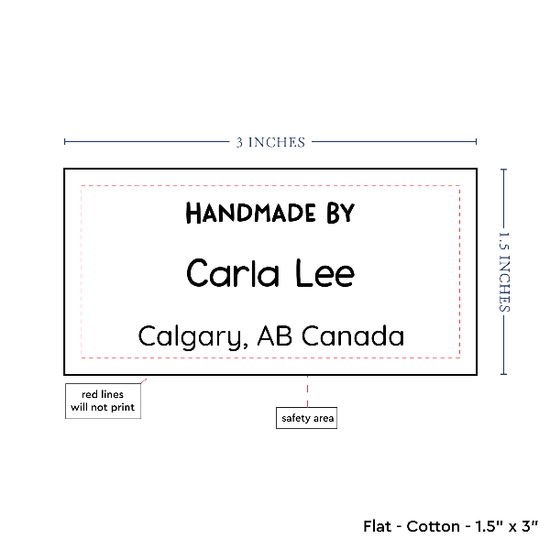 PPLR_HIDDEN_PRODUCT Text Only Medium Large Label (1.5"x3"-Cotton)