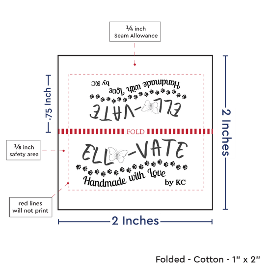 PPLR_HIDDEN_PRODUCT Print Your Logo or Image on FOLDED Cotton Tags