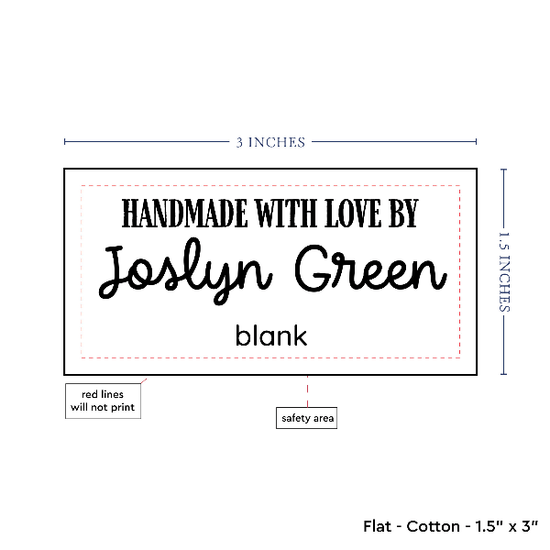 PPLR_HIDDEN_PRODUCT Text Only Medium Large Label (1.5"x3"-Cotton)