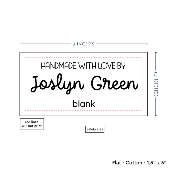 PPLR_HIDDEN_PRODUCT Text Only Medium Large Label (1.5"x3"-Cotton)