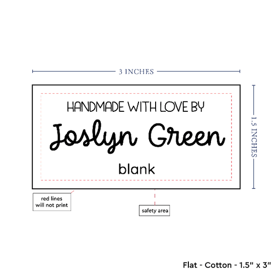 PPLR_HIDDEN_PRODUCT Text Only Medium Large Label (1.5"x3"-Cotton)