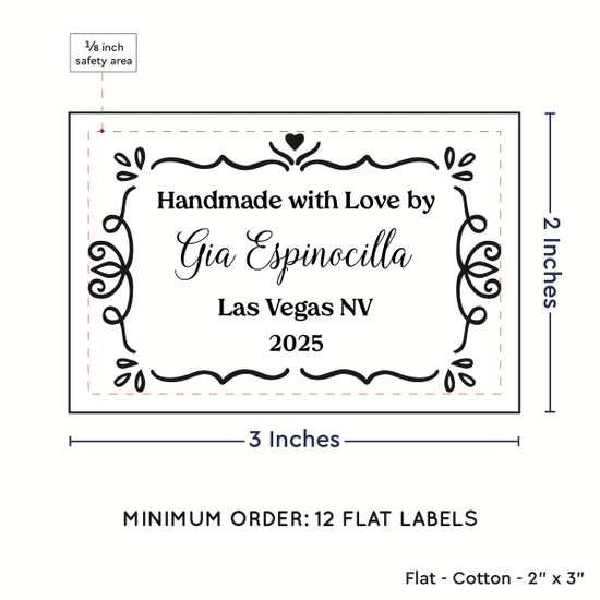 PPLR_HIDDEN_PRODUCT Swirl Accent Border (2"x3" Cotton - 12 labels/set)
