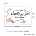 PPLR_HIDDEN_PRODUCT Thread and Flowers (2"x3" Cotton - 12 labels/set)