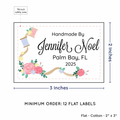 PPLR_HIDDEN_PRODUCT Thread and Flowers (2"x3" Cotton - 12 labels/set)