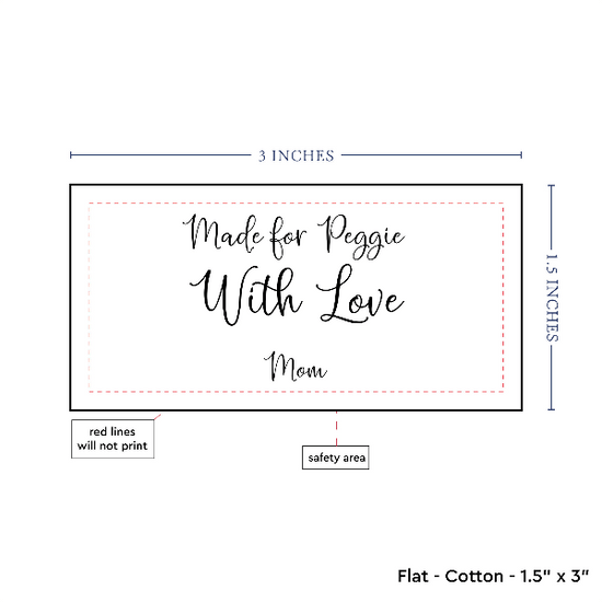 PPLR_HIDDEN_PRODUCT Text Only Medium Large Label (1.5"x3"-Cotton)