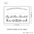 PPLR_HIDDEN_PRODUCT Double heart border with Fill in Blanks (2"x3" Cotton - 12 labels/set)