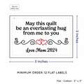 PPLR_HIDDEN_PRODUCT Double Heart Quote (2"x3" Cotton - 12 labels/set)