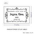 PPLR_HIDDEN_PRODUCT Swirl Accent Border (2"x3" Cotton - 12 labels/set)