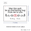 PPLR_HIDDEN_PRODUCT Double Heart Quote (2"x3" Cotton - 12 labels/set)