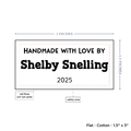 PPLR_HIDDEN_PRODUCT Text Only Medium Large Label (1.5"x3"-Cotton)