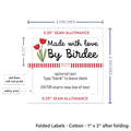 PPLR_HIDDEN_PRODUCT Spring Tulips (2"x1"-Cotton)