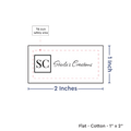 PPLR_HIDDEN_PRODUCT Print your Logo or Image on FLAT Cotton Tags