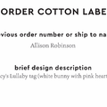 PPLR_HIDDEN_PRODUCT Reorder Previous Label Design - COTTON