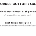 PPLR_HIDDEN_PRODUCT Reorder Previous Label Design - COTTON