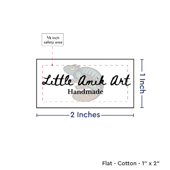 PPLR_HIDDEN_PRODUCT Print your Logo or Image on FLAT Cotton Tags