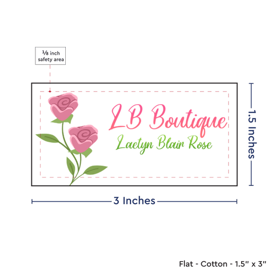 PPLR_HIDDEN_PRODUCT Print your Logo or Image on FLAT Cotton Tags
