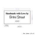 PPLR_HIDDEN_PRODUCT Text Only Medium Large Label (1.5"x3"-Cotton)