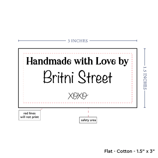 PPLR_HIDDEN_PRODUCT Text Only Medium Large Label (1.5"x3"-Cotton)