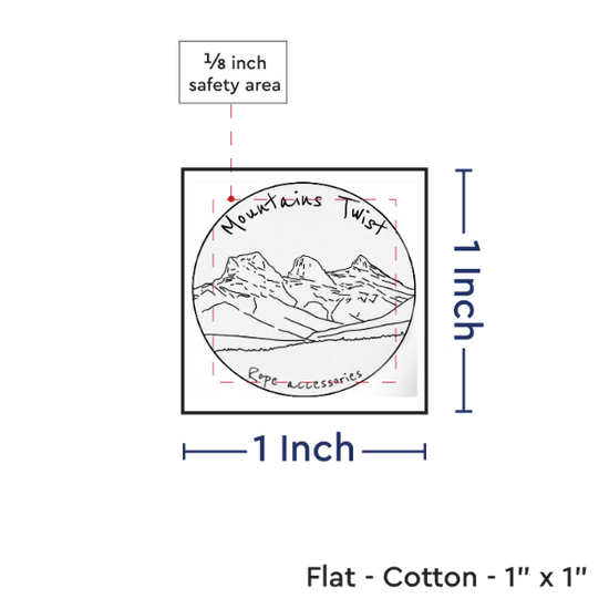 PPLR_HIDDEN_PRODUCT Print your Logo or Image on FLAT Cotton Tags