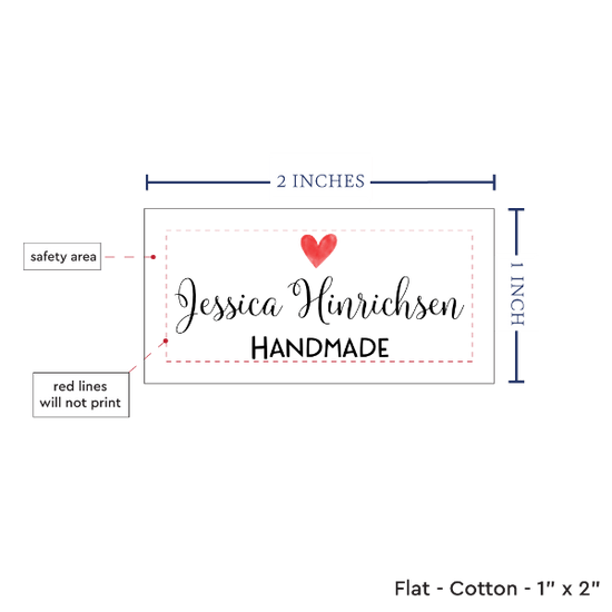 PPLR_HIDDEN_PRODUCT Simple Heart (2"x1"-Cotton)