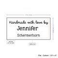 PPLR_HIDDEN_PRODUCT Text Only Medium Large Label (1.5"x3"-Cotton)