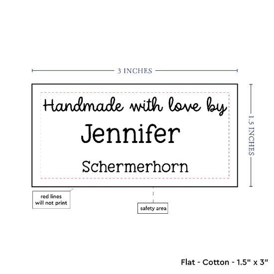PPLR_HIDDEN_PRODUCT Text Only Medium Large Label (1.5"x3"-Cotton)