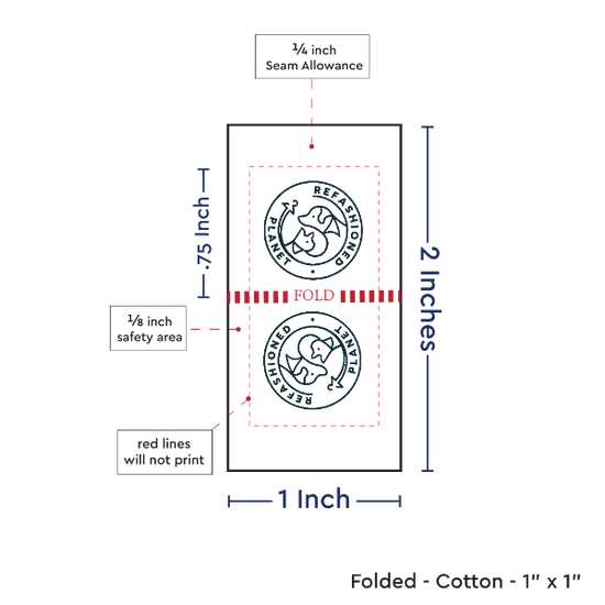 PPLR_HIDDEN_PRODUCT Print Your Logo or Image on FOLDED Cotton Tags